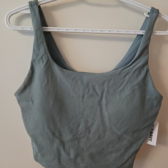 Old Navy Ribbed Tank Teal - Picture 1 of 4